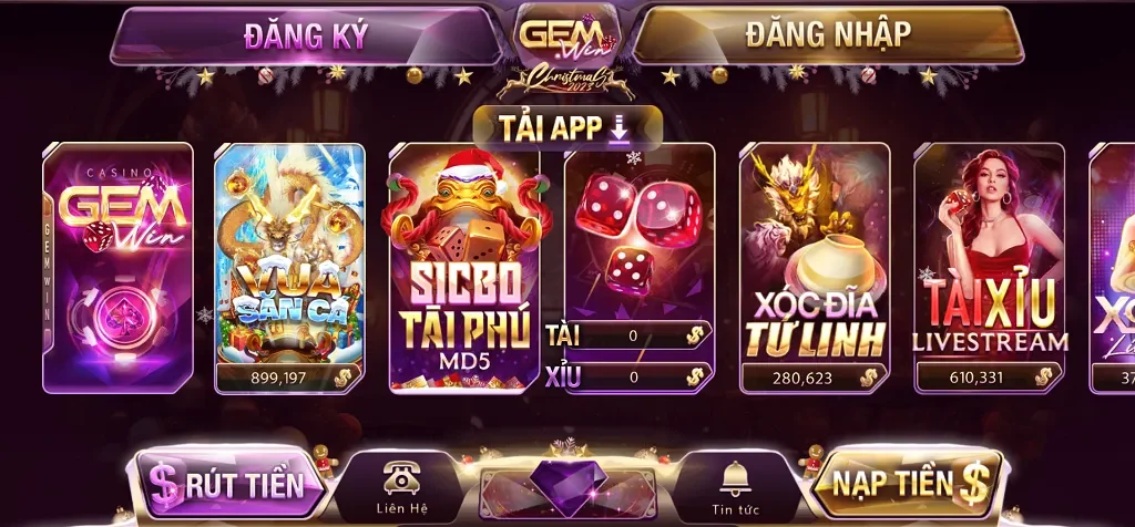App tài xỉu Gemwin hấp dẫn không thể chối từ